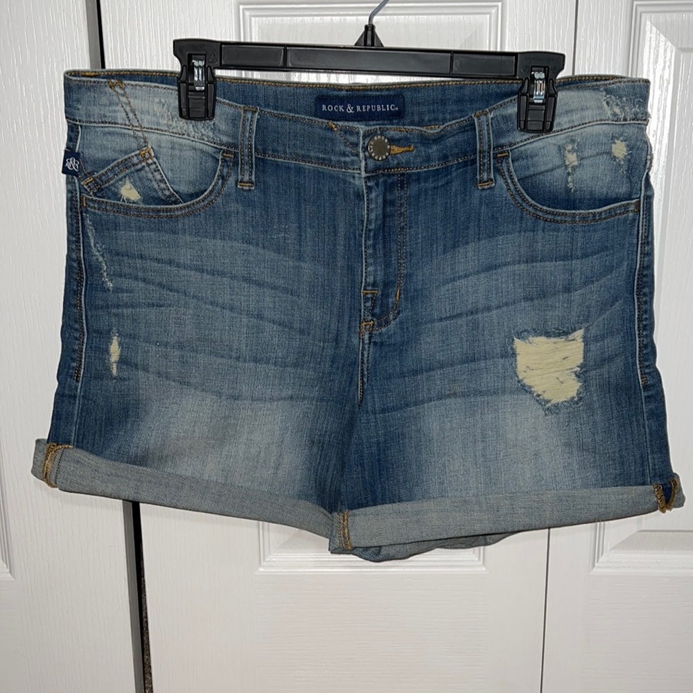 Women’s Rock & Republic Jean Shorts | Size 14